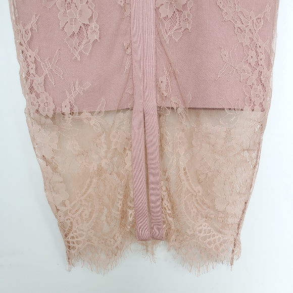 Blush Pink Lace Bandage Dress size M (would fit Sm/m) - Picture 8 of 8